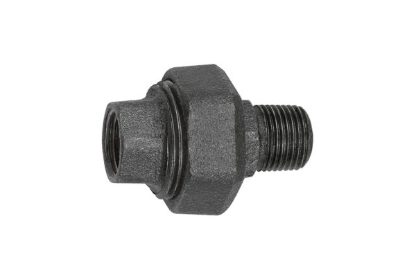 Verschraubung 331; flachdichtend; R 1, Rp 1, Temperg. schw.