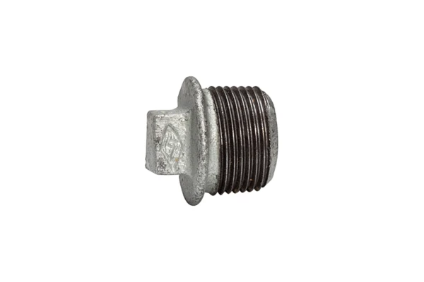 Stopfen 290; AG; R 1/2, schwarzer Temperguss feuerverz.