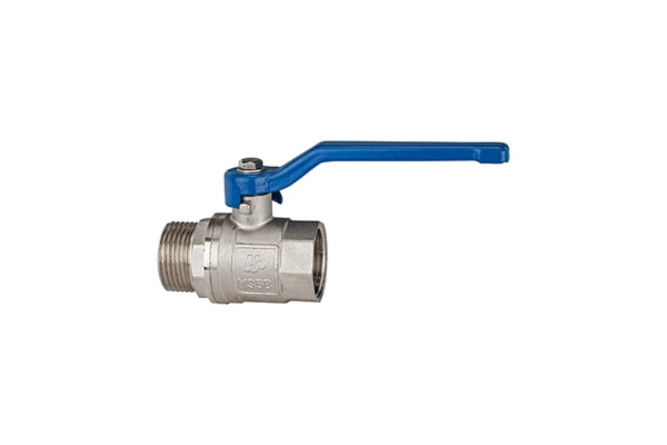 Kugelhahn; »valve line«, Handhebel blau, MS vern.; IG/AG; G 3/4