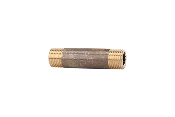 Rohrdoppelnippel; G 1; Länge 120 mm; Messing blank;