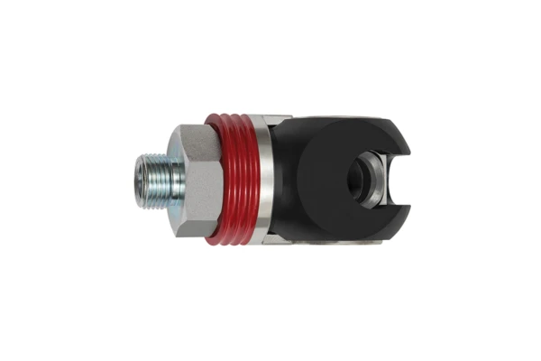 Schwenk-Sicherheitskupplung NW 11, ISO 6150 C, Stahl, NPT 1/2 AG