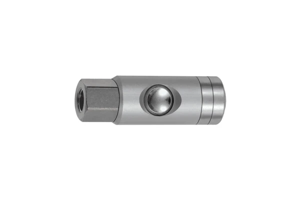 Druckknopf-Sicherheitskupplung NW 5,5, drehbar, Alu, G 1/2 IG