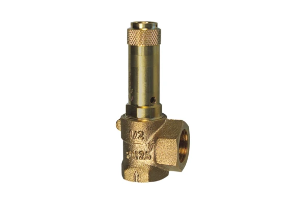 Eck-Sicherheitsventil; Flüssigkeiten, G 1/2 Ansprechdruck 1,7 bar