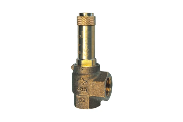 Eck-Sicherheitsventil; Sattdampf, G 1/2, Ansprechdruck 6,5 bar