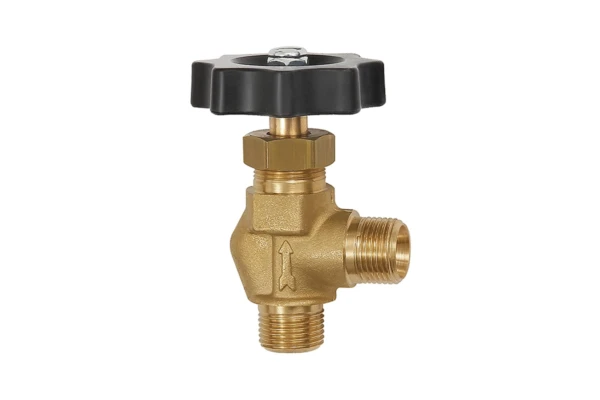 Eck-Absperrventil; Messing; AG; G 3/8, DN 8