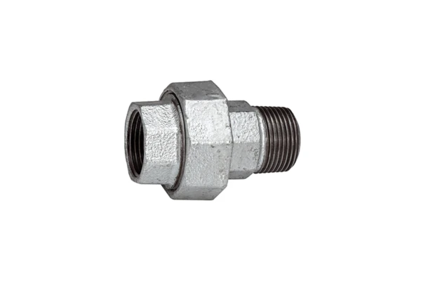 Verschraubung 341; IG/AG; Rp/R 3/4, schw. Temperguss feuerverz.