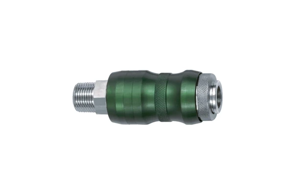 Sicherheitskupplung NW7,8, Bi-Tec, MS vern., R 3/8 AG, 2050 l/min