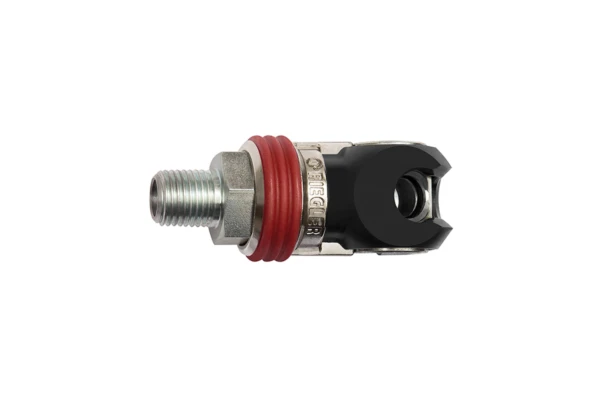Schwenk-Sicherheitskupplung NW 7,2, EURO 7,2, Stahl, G 1/2 AG