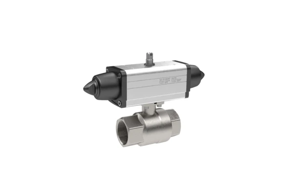 Messing-KH, pneum. Stellantrieb nach NAMUR, einfachw., Rp 1 1/2