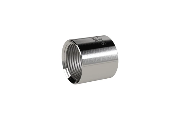Muffe mit rund; G 1/4; Edelstahl 1.4408