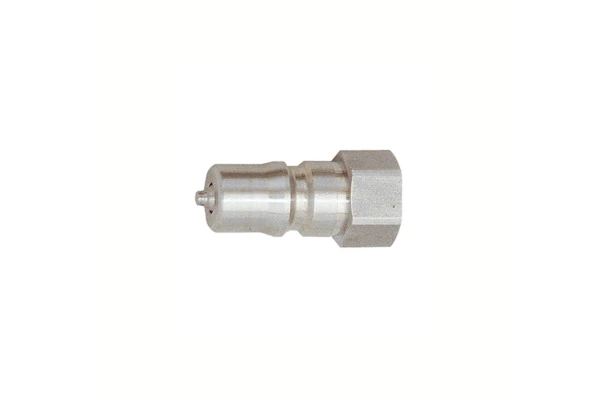 Verschlussnippel beidseitig absperr., ES 1.4305, G 1/2 IG, NW 11