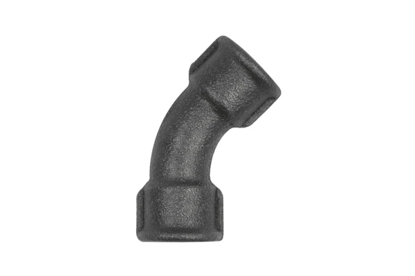 Bogen 41; 45°; Rp 1 1/4 i., Rp 1 1/4 i., Temperguss schwarz
