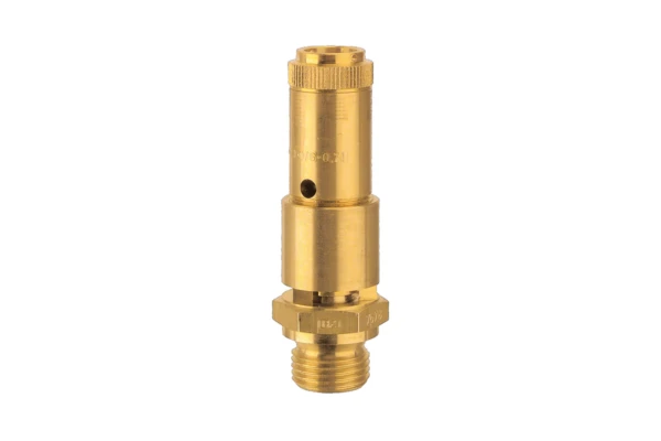 Sicherheitsventil DN 10; Messing G 1/2, Ansprechdruck 11,6 bar