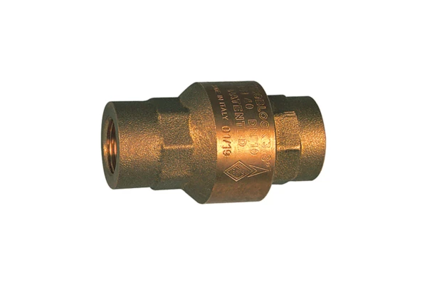 Rückschlagventil, voller Durchgang; Messing, Rp 3/4, 20 - 50 mbar