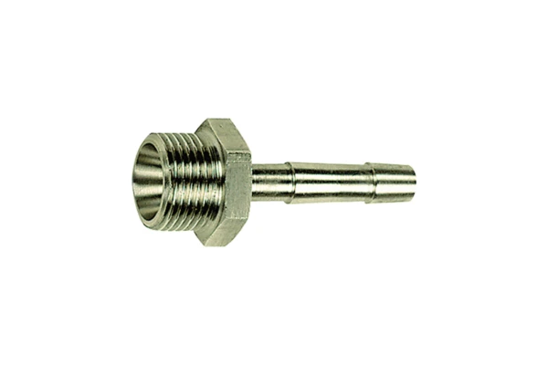 Einschraubschlauchtülle; R 3/8 a., Schlauch LW 9, SW19, ES 1.4571