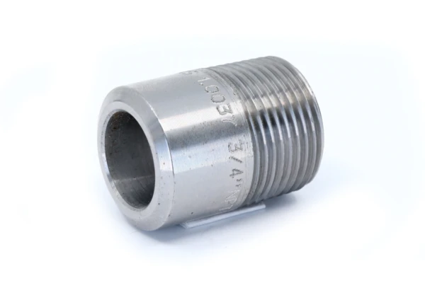 Anschweißnippel Type AN-NPT mit Rohr-Außengewinde, Stahl