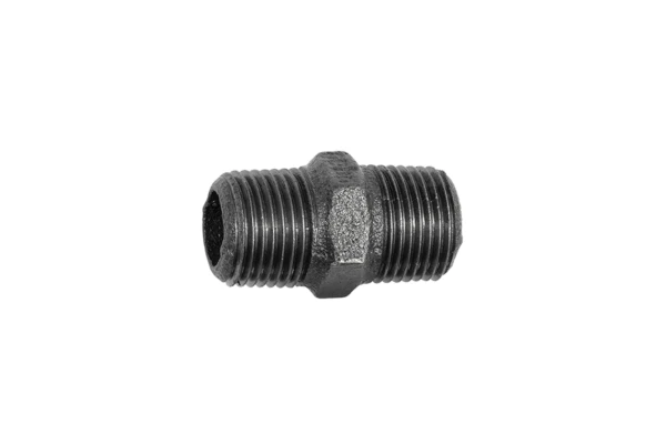 Doppelgewindenippel 280 R 1 1/2 a.; R 1 1/2 a. Temperguss schwarz