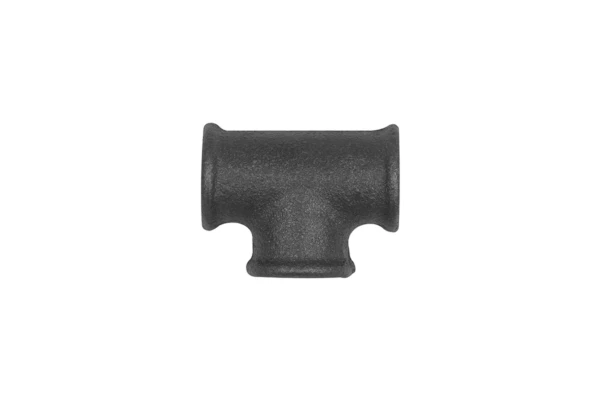 T-Stück 130; 3 x Rp 1/2 i., Temperguss schwarz