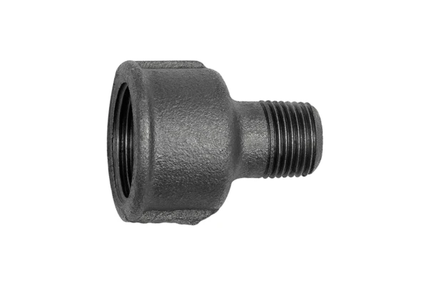 Reduziermuffe 246; Rp 3/4 i.; R 1/2 a., Temperguss schw.