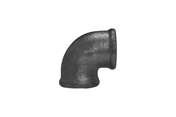 Winkel 90; 90°, Rp 1 1/2 i., Rp 1 1/2 i., Temperguss schwarz