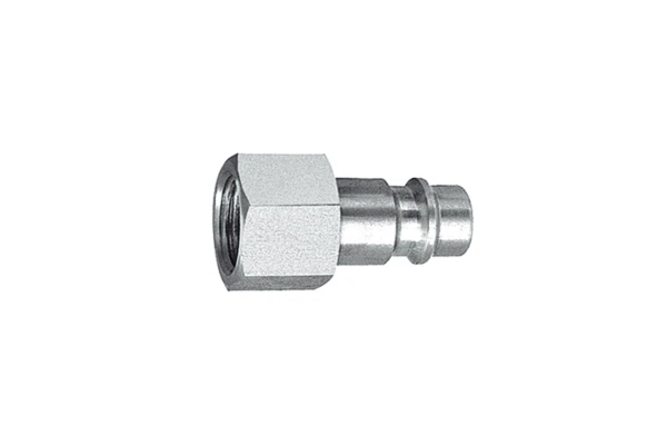 Nippel für Kuppl. NW 7,2-7,8, Edelstahl 1.4305, G 1/2 IG, max. 35