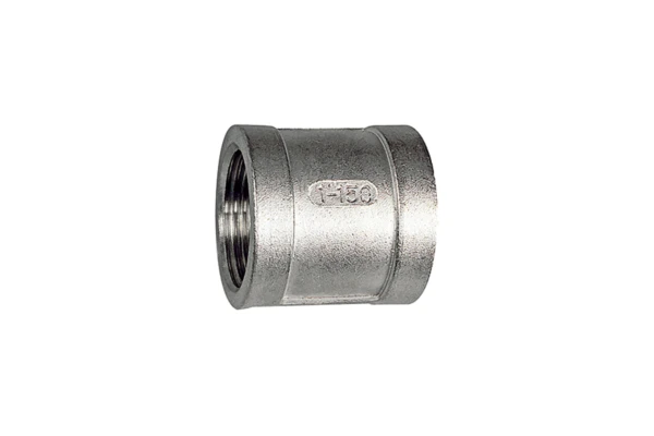 Muffe mit rund; G 1/8, Edelstahl 1.4408