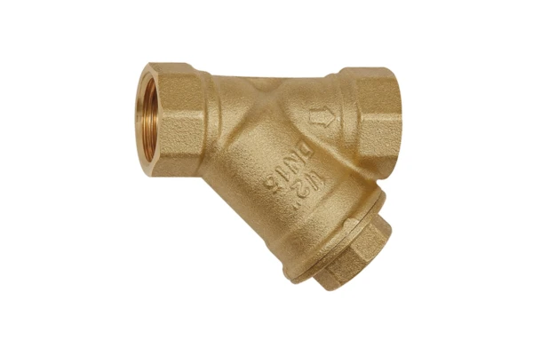 Schmutzfänger; Messing blank; G 3/8, DN 10; MW 0,2 mm