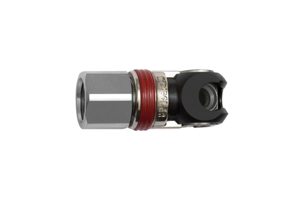 Schwenk-Sicherheitskupplung NW 6, ISO 6150 C, Stahl, NPT 3/8 IG