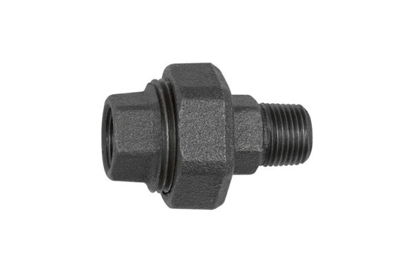 Verschraubung 341; konisch dichtend.; R 3/8, Rp 3/8, Temperg. schw.