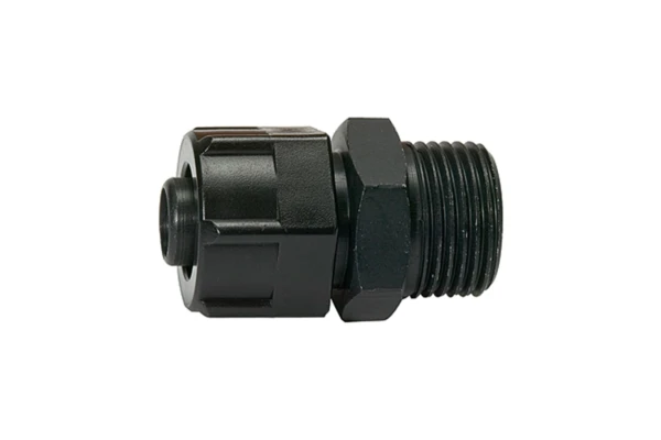 Einschraubverschraubung; für PVC-Pneumatikschlauch 11,6x9, G 3/8